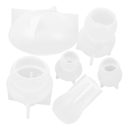 Gogogmee 6 Stück Mushroom Shaped Silicone Molds Teiliges Diy Epoxidharz Gießform für Bastelprojekte Langlebig und Leicht zu Entformen für Dekoration und von Gogogmee