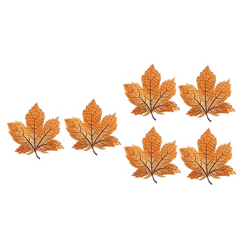 Gogogmee 6 Stück Teiliges Ahornblatt Bügelflicken Gestickte Applikationen für DIY Kleidung Langlebige Hot Melt Sticker Stoffzubehör für Herbstmode und Bastelprojekte Gogogmee 6 Stück Teiliges Ahornblatt Bügelflicken Gestickte Applikationen für DIY Kleidung Langlebige Hot Melt Sticker Stoffzubehör für Herbstmode und Bastelprojekte von Gogogmee
