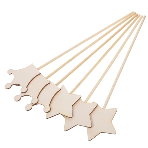 Gogogmee 6 Stück Teiliges DIY Holz Zauberstab zum Basteln Unbehandelte Feenstäbe aus Stabilem Holz Vielseitig Bemalbar Geeignet für Kostümpartys Bühnenauftritte Kindergeburtstage und Gogogmee 6 Stück Teiliges DIY Holz Zauberstab zum Basteln Unbehandelte Feenstäbe aus Stabilem Holz Vielseitig Bemalbar Geeignet für Kostümpartys Bühnenauftritte Kindergeburtstage und von Gogogmee
