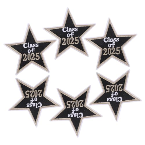 Gogogmee 6 Stück Teiliges Diy Stickerei Bügelapplikationen Abschluss Patches Vintage Aufnäher für Kleidung Selbstklebend Einfaches Aufbügeln für Urlaub und Abschlussfeier Gogogmee 6 Stück Teiliges Diy Stickerei Bügelapplikationen Abschluss Patches Vintage Aufnäher für Kleidung Selbstklebend Einfaches Aufbügeln für Urlaub und Abschlussfeier von Gogogmee