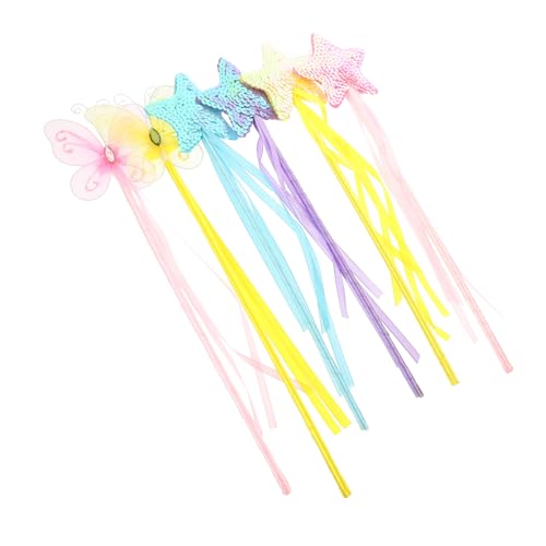 Gogogmee 6 Stück Teiliges Feenstab Bunte Magiestäbe aus Weichem Material Handlich und Sicher als Partygeschenk für Kostüme und Geburtstagsfeiern Farbenfrohe Feenstäbe mit Gogogmee 6 Stück Teiliges Feenstab Bunte Magiestäbe aus Weichem Material Handlich und Sicher als Partygeschenk für Kostüme und Geburtstagsfeiern Farbenfrohe Feenstäbe mit von Gogogmee