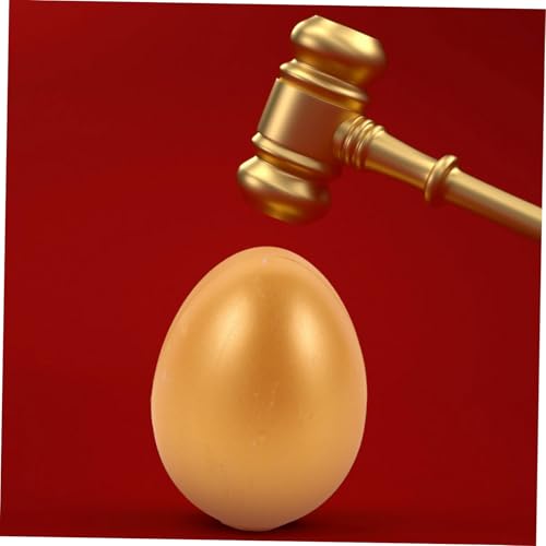 Gogogmee 6 Stück Teiliges Goldene Eier aus Leere Party Eier zum Befüllen Glatte Oberfläche Deko für Hochzeit Festival und Raffle Events Gogogmee 6 Stück Teiliges Goldene Eier aus Leere Party Eier zum Befüllen Glatte Oberfläche Deko für Hochzeit Festival und Raffle Events von Gogogmee