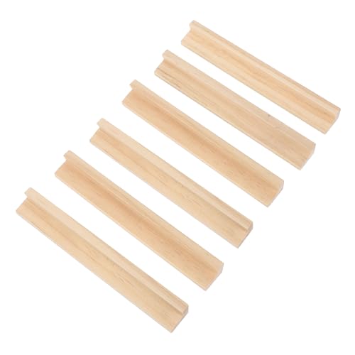 Gogogmee 6 Stück Teiliges Holz Domino Tray mit Ständer Robuste Domino Anzeigehalter für DIY Spiele und Bastelprojekte Praktisches Aufbewahrungs und Präsentationsgestell für Dominosteine Gogogmee 6 Stück Teiliges Holz Domino Tray mit Ständer Robuste Domino Anzeigehalter für DIY Spiele und Bastelprojekte Praktisches Aufbewahrungs und Präsentationsgestell für Dominosteine von Gogogmee