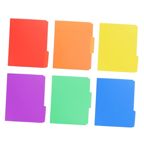 Gogogmee 6 Stück Teiliges Kunststoff Ordner Bunte Aktenordner mit Glatten Kanten Langlebig Wiederverwendbar für Büro Dokumentenorganisation und Papiersammlung Gogogmee 6 Stück Teiliges Kunststoff Ordner Bunte Aktenordner mit Glatten Kanten Langlebig Wiederverwendbar für Büro Dokumentenorganisation und Papiersammlung von Gogogmee