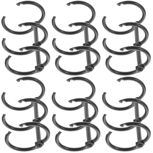 Gogogmee 6 Stück Teiliges Metall ringmechanik Schwarz Langlebige Praktische Ordner ringe für Lose Geeignet für Schüler Lehrer Schnelles und Einfaches Binden von Dokumenten Gogogmee 6 Stück Teiliges Metall ringmechanik Schwarz Langlebige Praktische Ordner ringe für Lose Geeignet für Schüler Lehrer Schnelles und Einfaches Binden von Dokumenten von Gogogmee