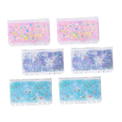Gogogmee 6 Stück Teiliges Reißverschluss Ordner Taschen aus Transparentem PVC mit Bohrung Vielseitige Aufbewahrungstaschen für Loseblätter für Büro Schule und Organizer Gogogmee 6 Stück Teiliges Reißverschluss Ordner Taschen aus Transparentem PVC mit Bohrung Vielseitige Aufbewahrungstaschen für Loseblätter für Büro Schule und Organizer von Gogogmee