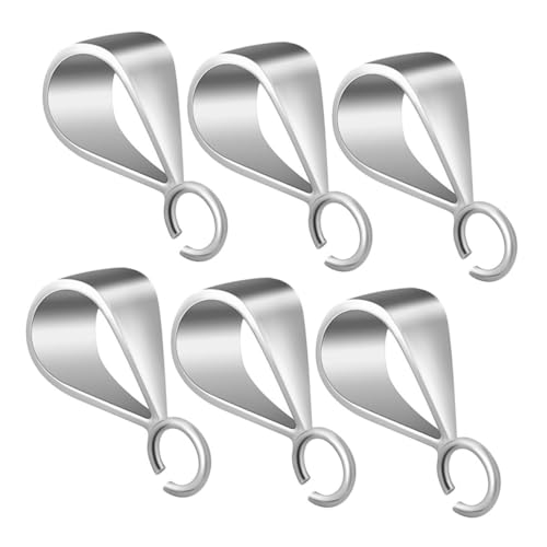 Gogogmee 6 Stück Teiliges Silber Anhänger Schieber mit Runder Perlenverzierung Platinfarbener Schmuckverbinder für Halsketten Leichter Schmuckverschluss für Casual und Formelle Anlässe Gogogmee 6 Stück Teiliges Silber Anhänger Schieber mit Runder Perlenverzierung Platinfarbener Schmuckverbinder für Halsketten Leichter Schmuckverschluss für Casual und Formelle Anlässe von Gogogmee