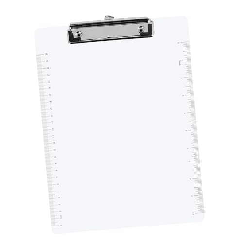 Gogogmee 6 Stück Teiliges Transparentes Acryl Schreibbrett mit Lineal Leichte Klemmbretter für Büro Schule und Zuhause Stabile Edelstahlklemme Vielseitiger Dokumentenhalter und Gogogmee 6 Stück Teiliges Transparentes Acryl Schreibbrett mit Lineal Leichte Klemmbretter für Büro Schule und Zuhause Stabile Edelstahlklemme Vielseitiger Dokumentenhalter und von Gogogmee