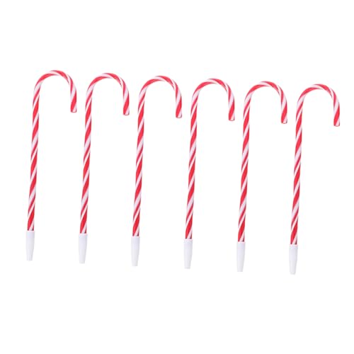 Gogogmee 6 Stück Teiliges Weihnachtszuckerstangen Kugelschreiber Rote Schreibstifte für Schüler Kreative Cartoon Stifte für Schule Büro Alltag Gogogmee 6 Stück Teiliges Weihnachtszuckerstangen Kugelschreiber Rote Schreibstifte für Schüler Kreative Cartoon Stifte für Schule Büro Alltag von Gogogmee