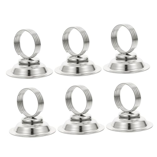 Gogogmee 6 Stück Tischkartenhalter aus Metall mit Minimalistischer Optik Rostfrei Vielseitig Einsetzbar für Hochzeit Restaurant Bankett Stilvoller Halter für Menükarten Fotos Notizen Gogogmee 6 Stück Tischkartenhalter aus Metall mit Minimalistischer Optik Rostfrei Vielseitig Einsetzbar für Hochzeit Restaurant Bankett Stilvoller Halter für Menükarten Fotos Notizen von Gogogmee
