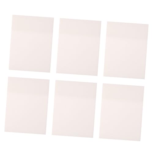 Gogogmee 6 Stück Transparente Sticky Memo Pads Selbstklebende Pet Haftnotizen Wasserfest Durchsichtig Langlebig Geeignet für Schule Büro und Zuhause pro Block Gogogmee 6 Stück Transparente Sticky Memo Pads Selbstklebende Pet Haftnotizen Wasserfest Durchsichtig Langlebig Geeignet für Schule Büro und Zuhause pro Block von Gogogmee