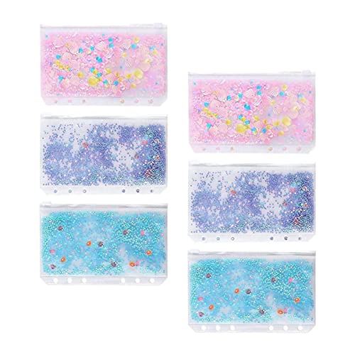 Gogogmee 6 Stück Zipper File Storage Bags Teiliges Durchsichtige Reißverschluss Ordner für Dokumente für Zuhause Büro Schule und Reisen Organizer für Geld Karten und von Gogogmee