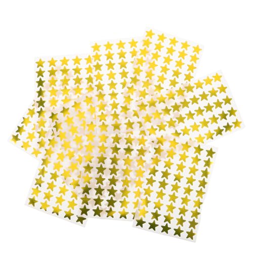 Gogogmee 60 Blatt Kleine Selbstklebende Glänzende Aufkleber Metallische Belohnungssticker für Lehrer Stern Sticker für Klassenzimmer Bastelprojekte und Heimdekoration Gogogmee 60 Blatt Kleine Selbstklebende Glänzende Aufkleber Metallische Belohnungssticker für Lehrer Stern Sticker für Klassenzimmer Bastelprojekte und Heimdekoration von Gogogmee