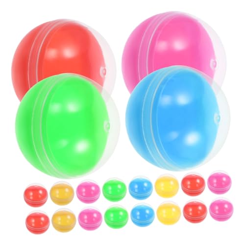 Gogogmee 60 Stück Bunte Durchsichtige Leere Kapseln für Greifautomaten und Vending Machines Interaktive Überraschungsspielzeuge als Partygeschenke und Kindergeburtstags Mitgebsel von Gogogmee