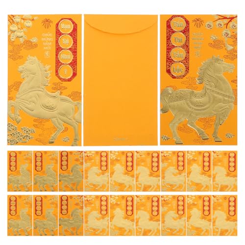 Gogogmee 60 Stück Chinesische Rote Umschläge 2026 Gold Glücksgeldumschläge Großes Paket Für Das Chinesische Neujahrsfest Frühlingsfest Geburtstag Und Hochzeit von Gogogmee
