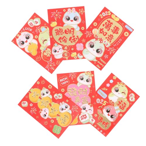Gogogmee 60 Stück Chinesische Rote Umschläge aus Papier für Neujahr Traditionelle Hongbao mit Glückwünschen Stabile Farbintensive Umschläge für Hochzeit Frühlingsfest und Geschenke Gogogmee 60 Stück Chinesische Rote Umschläge aus Papier für Neujahr Traditionelle Hongbao mit Glückwünschen Stabile Farbintensive Umschläge für Hochzeit Frühlingsfest und Geschenke von Gogogmee