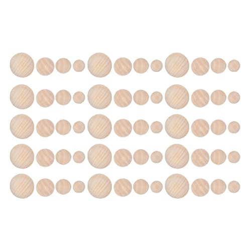 Gogogmee 60 Stück Halbe Runde Holzperlen Natur Holzperlen DIY Bastelzubehör für Kreative Projekte Foto Requisiten und Heimdekorationen Gogogmee 60 Stück Halbe Runde Holzperlen Natur Holzperlen DIY Bastelzubehör für Kreative Projekte Foto Requisiten und Heimdekorationen von Gogogmee
