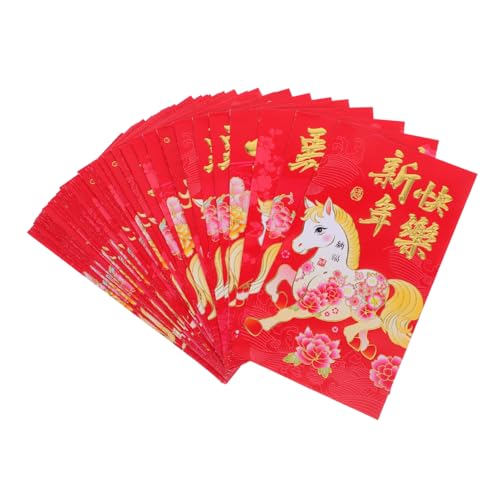 Gogogmee 60 Stück Rote Umschläge Zum Frühlingsfest, Glücksgeldumschläge, Hong Bao Lai See-pakete Für Neujahr, Hochzeit, Geburtstag, Babyparty von Gogogmee