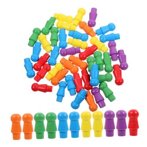 Gogogmee 60 Stück Teiliges Bunte Holz Spielsteine für Brettspiele Vielseitige Spielfiguren für Flugspiel und Unterhaltungsspiel Stabile Farbige Holzfiguren für Lernaktivitäten Gogogmee 60 Stück Teiliges Bunte Holz Spielsteine für Brettspiele Vielseitige Spielfiguren für Flugspiel und Unterhaltungsspiel Stabile Farbige Holzfiguren für Lernaktivitäten von Gogogmee