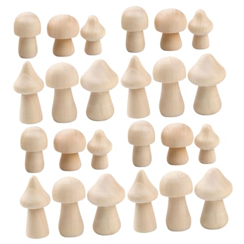 Gogogmee 60 Stück Teiliges Holzpilz Unbemalt Natürliche DIY holzkunst für Erwachsene Glatte Oberfläche Sicheres Material für Bastelprojekte und Künstlerisches Malen Gogogmee 60 Stück Teiliges Holzpilz Unbemalt Natürliche DIY holzkunst für Erwachsene Glatte Oberfläche Sicheres Material für Bastelprojekte und Künstlerisches Malen von Gogogmee