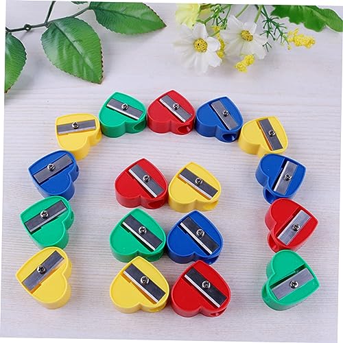 Gogogmee 60 Stück Teiliges Love Single Hole Brow Pencil Sharpener Leichter Tragbarer Make Up Stift Anspitzer für Augenbrauen Lippen und Eyelinerstifte Langlebiges Präzisionswerkzeug von Gogogmee