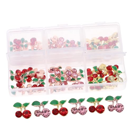 Gogogmee 60 Stück Teiliges Nagel Strasssteine Kirsche Nail Art Schmuck für DIY Nageldekorationen Funkelnde Leicht und Modisch Geeignet für Arbeit Schule Party und Alltag Gogogmee 60 Stück Teiliges Nagel Strasssteine Kirsche Nail Art Schmuck für DIY Nageldekorationen Funkelnde Leicht und Modisch Geeignet für Arbeit Schule Party und Alltag von Gogogmee
