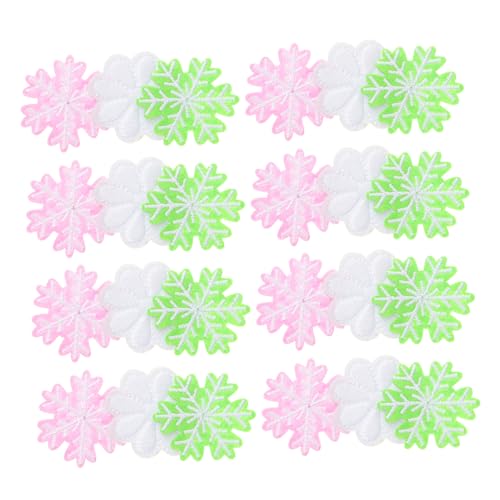 Gogogmee 60 Stück Teiliges Weihnachtsstoff Patch Schneeflocken Bestickte Applikationen in Zufälligen Farben DIY Bekleidungszubehör zum Aufbügeln oder Annähen für Kleidung Gogogmee 60 Stück Teiliges Weihnachtsstoff Patch Schneeflocken Bestickte Applikationen in Zufälligen Farben DIY Bekleidungszubehör zum Aufbügeln oder Annähen für Kleidung von Gogogmee