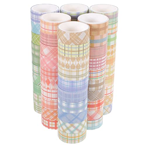 Gogogmee 60Rollen Washi Tape Set Dekoratives Klebeband für DIY Scrapbooking und Kunsthandwerk Japanisches Papierband Bunten Designs Einfach zu Schneiden und Rückstandsfrei von Gogogmee