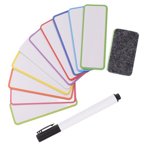 Gogogmee 60Stücke Wiederverwendbare Magnetische Etiketten Farben Abwischbare Namensschilder für Whiteboards für und Zuhause Langlebig und Vielseitig von Gogogmee