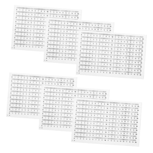 Gogogmee 60pcs Selbstklebend 20 Cm Messband Für Holzbearbeitungsschale Und Kleber Lineal Tape Klebeband Für Genaue Messungen von Gogogmee