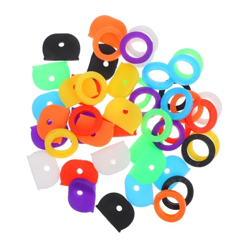 Gogogmee 64 Stück Bunte Silikon Schlüsselabdeckungen Elastische Schlüssel Kappen für Schlüsselidentifikation Schutz für Schlüsselgrößen Einfache Anwendung und Langlebig zur Schnellen Gogogmee 64 Stück Bunte Silikon Schlüsselabdeckungen Elastische Schlüssel Kappen für Schlüsselidentifikation Schutz für Schlüsselgrößen Einfache Anwendung und Langlebig zur Schnellen von Gogogmee