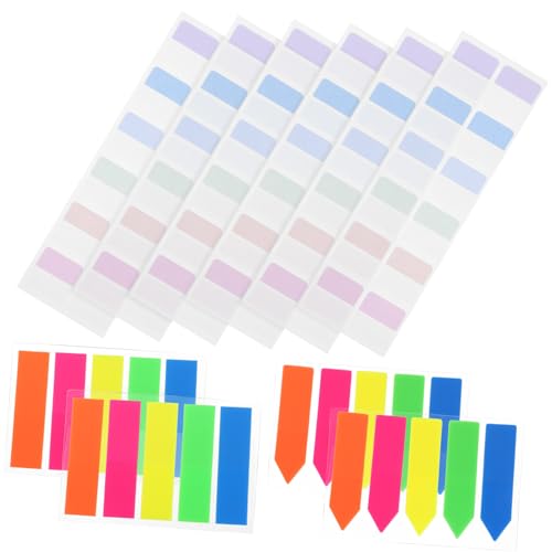 Gogogmee 640Stücke Selbstklebende Buch Tabs Transparente Seitenmarkierungen Haftmarker für Notizen für Büro Schule und Zuhause Vielseitig Einsetzbar für To Do Listen von Gogogmee