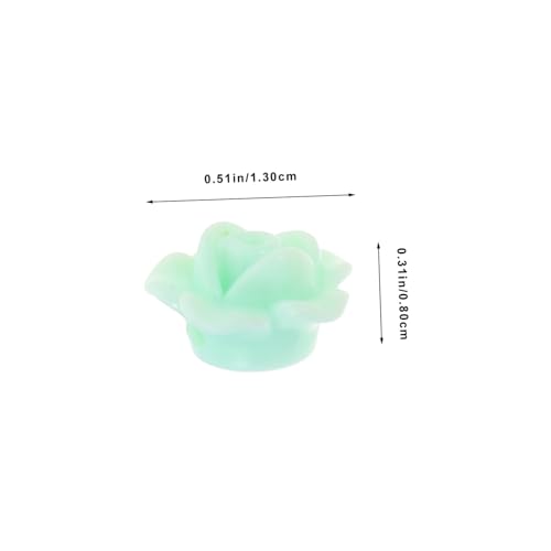 Gogogmee 660 Stück Acryl Rosen Perlen Multi use Schmuck Spacer Perlen für DIY Halsketten Armbänder Pastellfarben Pastellfarben für Schmuckbasteln und Handarbeit von Gogogmee