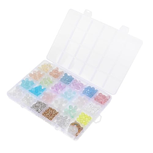 Gogogmee 670 Stück Teiliges Acryl Perlen DIY Spacer Beads für Schmuckherstellung Bunte Schmuckperlen für Armband und Halskette Vielseitiges Bastelperlen Material für Originelles Fädeln von Gogogmee