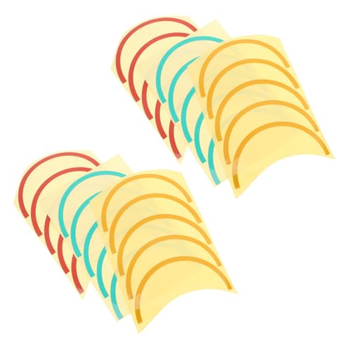 Gogogmee 6Blätter Manometer Farbige Identifikationsaufkleber für Präzise Druckbereichsanzeige Selbstklebend für Einfache Anbringung Effiziente Drucküberwachung von Gogogmee