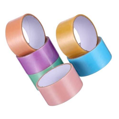 Gogogmee 6Rollen Farbiges Klebeband mit Selbstklebenden Kugeln pro Vielseitige DIY Klebebänder für Kreative Projekte Starke Haftung und Benutzerfreundlichkeit von Gogogmee