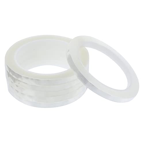 Gogogmee 6Rollen Transparentes Floristenband Flexibles und Langlebiges Klebeband für Blumenarrangements und DIY Projekte für Floristenbedarf und Bastelarbeiten von Gogogmee