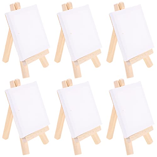 Gogogmee 6Sätze Mini Staffelei Set mit Weißen Leinwänden für Künstler Holz Staffelei für Ölfarben für Kunstprojekte und Gogogmee 6Sätze Mini Staffelei Set mit Weißen Leinwänden für Künstler Holz Staffelei für Ölfarben für Kunstprojekte und von Gogogmee