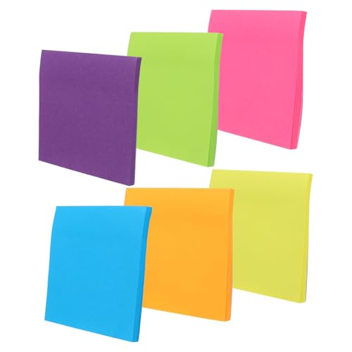 Gogogmee 6Stücke Bunte Haftnotizen Fluoreszierende Klebezettel Niedliches Schreibwarenzubehör für Schule Büro und Zuhause für Lehrer Schüler und Organisation Gogogmee 6Stücke Bunte Haftnotizen Fluoreszierende Klebezettel Niedliches Schreibwarenzubehör für Schule Büro und Zuhause für Lehrer Schüler und Organisation von Gogogmee