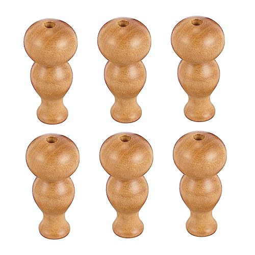 Gogogmee 6Stücke Kreative Kleine Gourd Holzanhänger Handgemachte DIY Zubehör für Dekoration Khaki Hochwertiger Holzschmuck für Wand und Gartenverschönerung Gogogmee 6Stücke Kreative Kleine Gourd Holzanhänger Handgemachte DIY Zubehör für Dekoration Khaki Hochwertiger Holzschmuck für Wand und Gartenverschönerung von Gogogmee