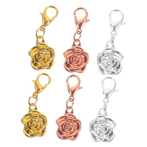 Gogogmee 6Stücke Magnetische Schmuckverschlüsse Rosen Design Dekorative Karabinerverschlüsse für DIY und Armbänder Langlebig und Leicht zu Bedienen für Kreativen Gogogmee 6Stücke Magnetische Schmuckverschlüsse Rosen Design Dekorative Karabinerverschlüsse für DIY und Armbänder Langlebig und Leicht zu Bedienen für Kreativen von Gogogmee
