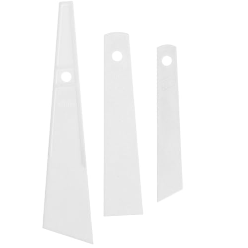 6 Stück Leder Kleber Auftragswerkzeug Wiederverwendbarer Kunststoff Spachtel Für Präzise Anwendung Ideal Für Lederhandwerk Und Diy Projekte 6 Stück Leder Kleber Auftragswerkzeug Wiederverwendbarer Kunststoff Spachtel Für Präzise Anwendung Ideal Für Lederhandwerk Und Diy Projekte von Gogogmee