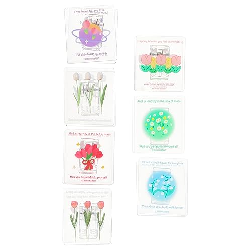 Gogogmee 7 Stück Teiliges Acryl Clip mit Blumenmuster Multifunktionale Transparente Büroklammern für Akten Langlebige Haushalts Papierklemmen für Schule Büro und Organisation Gogogmee 7 Stück Teiliges Acryl Clip mit Blumenmuster Multifunktionale Transparente Büroklammern für Akten Langlebige Haushalts Papierklemmen für Schule Büro und Organisation von Gogogmee
