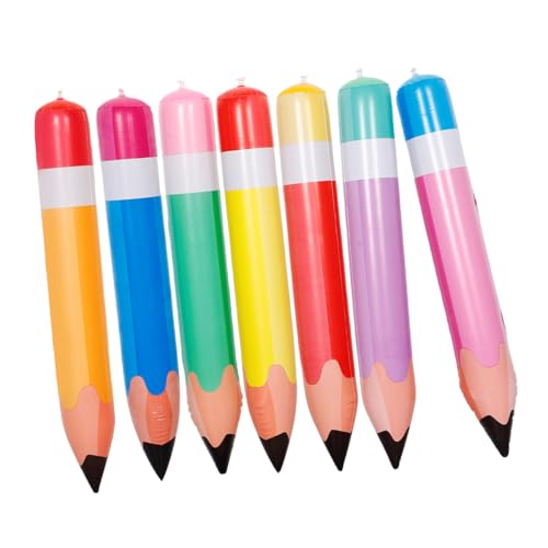 Gogogmee 7 Stück Teiliges Aufblasbares PVC Bleistift Große Bunte Schulanfangsdekoration Leichte und Sichere Jumbo Bleistifte für Klassenräume Geburtstagsfeiern und Party Requisiten Gogogmee 7 Stück Teiliges Aufblasbares PVC Bleistift Große Bunte Schulanfangsdekoration Leichte und Sichere Jumbo Bleistifte für Klassenräume Geburtstagsfeiern und Party Requisiten von Gogogmee