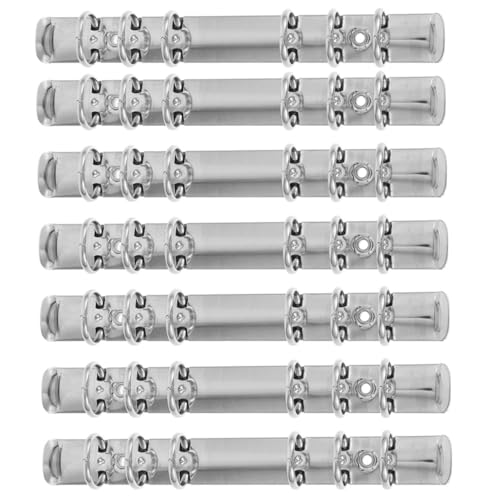 Gogogmee 7 Stück Teiliges Metall Ringbuch Mechanismus Stabiles Ring Binder System für DIY Loseblattsammler Leichte Langlebige Binder Mechanik für Notizbuch und Projektorganisation Gogogmee 7 Stück Teiliges Metall Ringbuch Mechanismus Stabiles Ring Binder System für DIY Loseblattsammler Leichte Langlebige Binder Mechanik für Notizbuch und Projektorganisation von Gogogmee