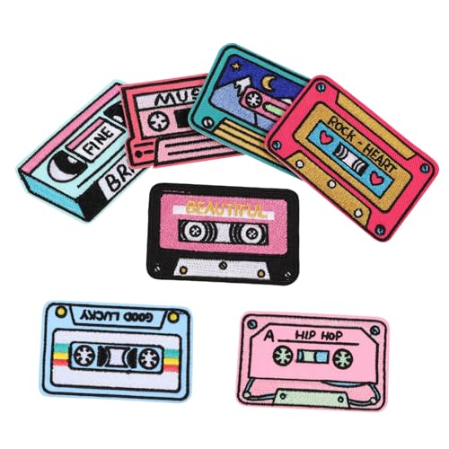 Gogogmee 7 Stück Teiliges Patch Aufbügelbare Cartoon Kleidung Reparatur Flicken für Mäntel Hüte Jeans Taschen Stickerei Zubehör Langlebig und Kompakt von Gogogmee