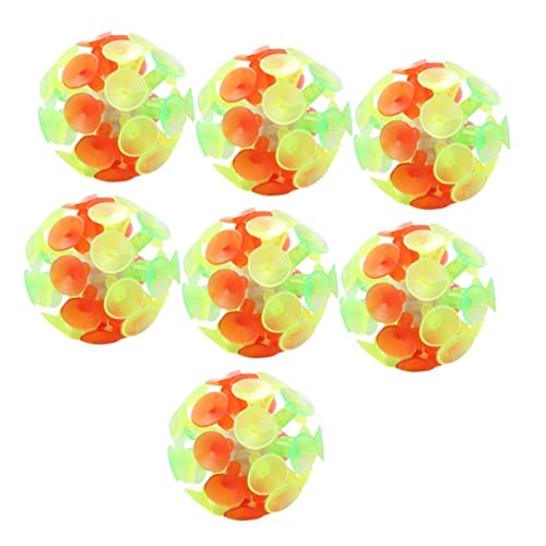 Gogogmee 7 Stück Teiliges Saugnapf Bälle Bunte Haftkugeln mit Leuchteffekt Eltern Junge Mädchen Interaktion Stressabbauendes Hüpfspielzeug für Jungen und Mädchen für Party und Alltag Gogogmee 7 Stück Teiliges Saugnapf Bälle Bunte Haftkugeln mit Leuchteffekt Eltern Junge Mädchen Interaktion Stressabbauendes Hüpfspielzeug für Jungen und Mädchen für Party und Alltag von Gogogmee