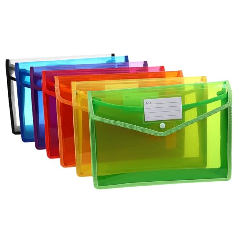 Gogogmee 7 Stück Transparente Kunststoff Dokumentenmappe mit Druckknopf Dickes PP Langlebig und Vielseitig für Büro Schule und Alltag Sichere Aufbewahrung und Einfache Organisation Gogogmee 7 Stück Transparente Kunststoff Dokumentenmappe mit Druckknopf Dickes PP Langlebig und Vielseitig für Büro Schule und Alltag Sichere Aufbewahrung und Einfache Organisation von Gogogmee