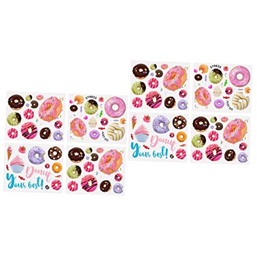 Gogogmee 8 Blätter Donut-wandaufkleber Abzuziehen, Zu Donut-kuchen-wandtattoo Süßes Wandtattoo Vinyl Abziehen Aufkleben Ästhetisch Wandgemälde Runden Kind Pvc Gogogmee 8 Blätter Donut-wandaufkleber Abzuziehen, Zu Donut-kuchen-wandtattoo Süßes Wandtattoo Vinyl Abziehen Aufkleben Ästhetisch Wandgemälde Runden Kind Pvc von Gogogmee