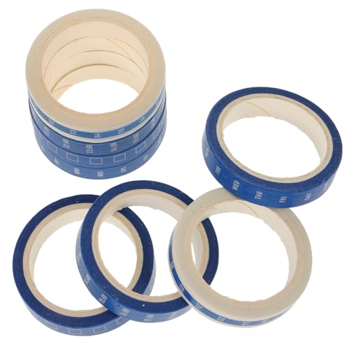 Gogogmee 8 Rollen Teiliges Washi Tape Wiederablösbares Planungsklebeband für Scrapbooking DIY Sticker für Wochenplan Zeitmanagement Dekoratives Klebeband für Büro Schule Zufällige Farbe von Gogogmee